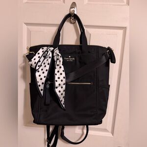 Kate Spade Black Chelsea Backpack